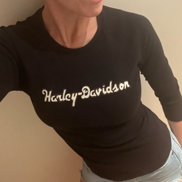 Small Harley Davidson 3/4 sleeve shirt - Picture 4 of 10